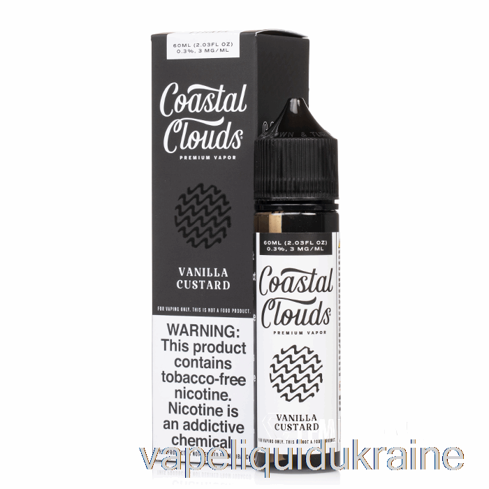 Vape Ukraine Vanilla Custard - Coastal Clouds Co. - 60mL 6mg